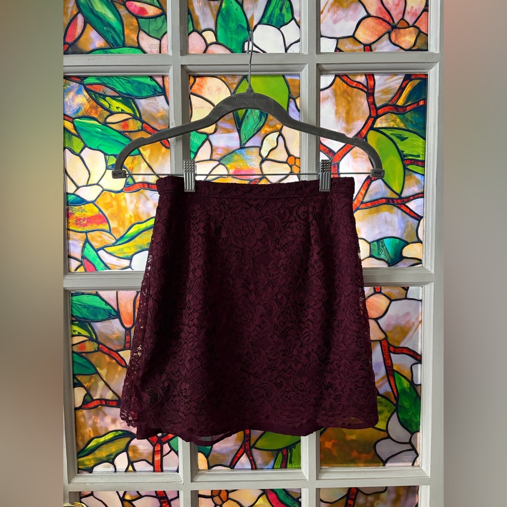 Forever 21 Lace Mini Skirt